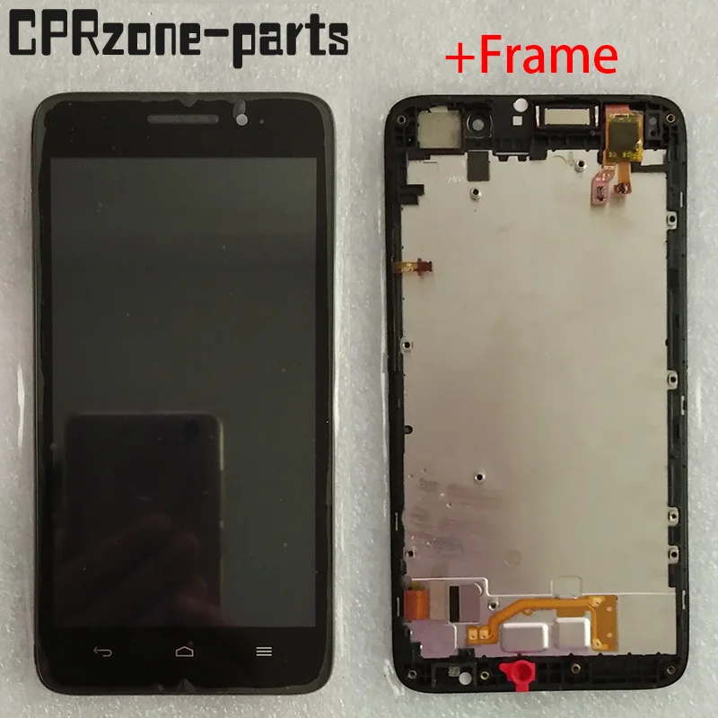 

5,0 "черный с рамкой для Huawei Ascend G620S, ЖК-дисплей с сенсорным экраном, дигитайзер, сенсорная панель в сборе, бесплатная доставка