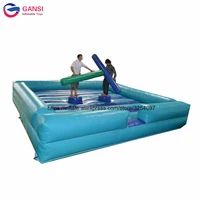 55m inflatable boxing ring game 0 55mm pvc inflatable gladiator arena for sale