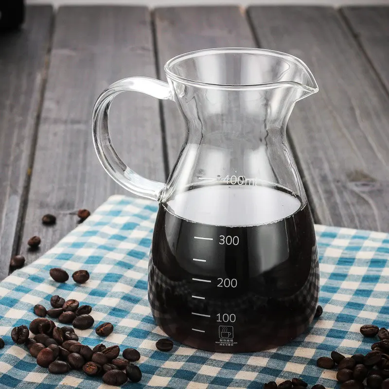 600 мл прозрачная термостойкая стеклянная чашка для сливок молочный кувшин чайник