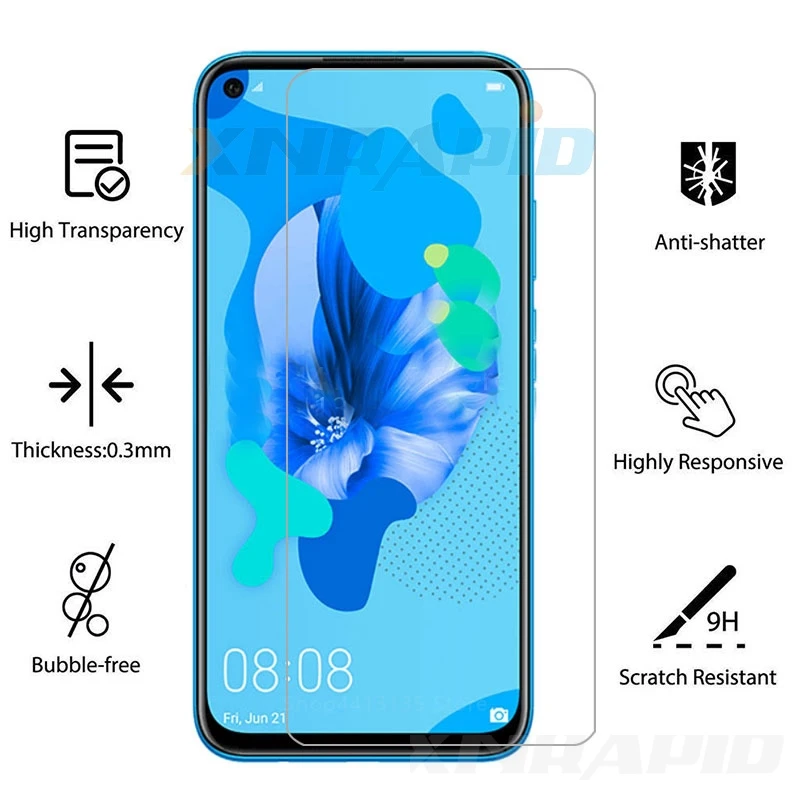 2 шт стекло для huawei p20 lite 2019 закаленное Защита экрана p20lite световая пленка телефона