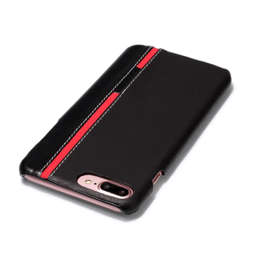 Mix-Colors Hard Plastic Back Cover for Apple iPhone 7 Plus / 8 Phone Case w/ Mix-colors PU Leather Protective Shell | Мобильные