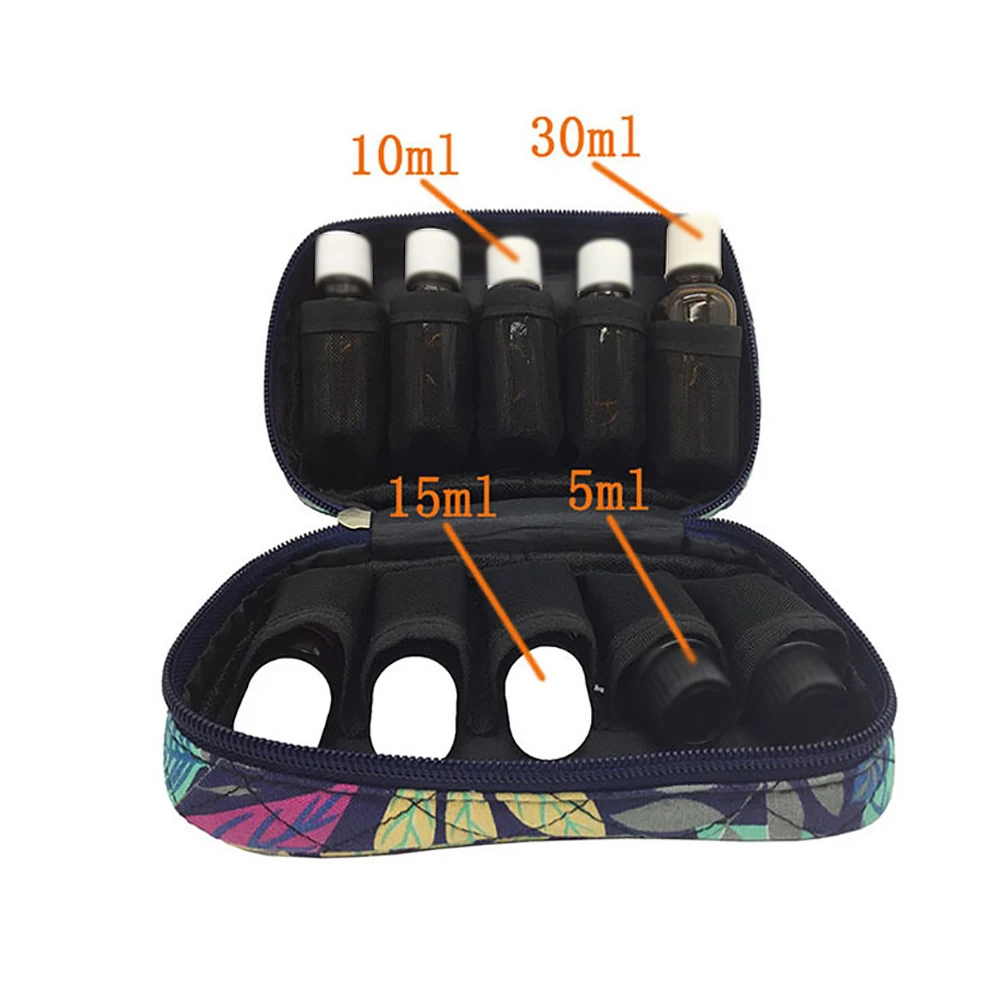 Чехол для переноски на молнии 10 слотов с печатным держателем защита Хлопок Смесь