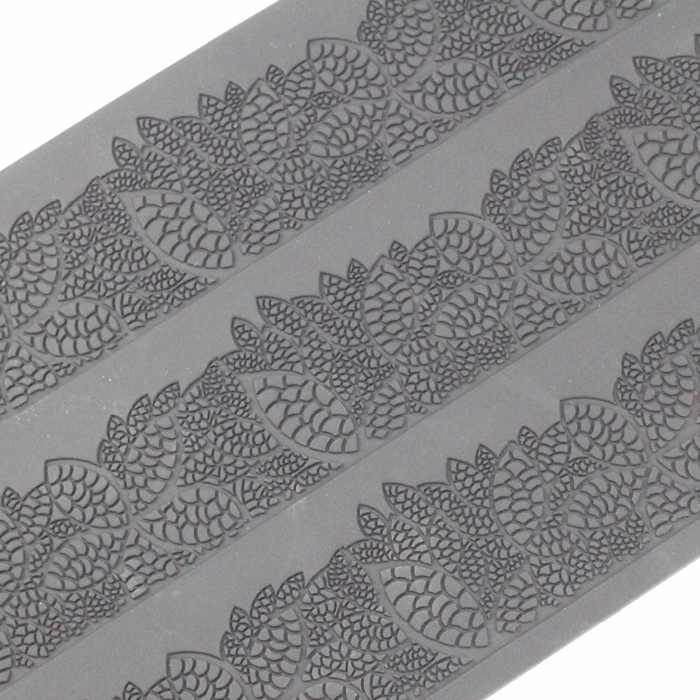 Сделай сам цветок лист узор свадебный торт кружева силиконовые коврики кухня