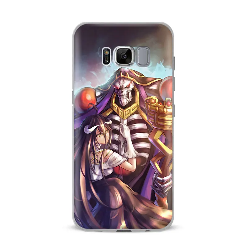 OVERLORD Аниме Манга чехол для телефона в виде ракушки для samsung Galaxy S4 S5 S6 S7 край S8 S9 Plus Note 8 на возраст 2, 3, 4, 5, A5 A7 J5 J7