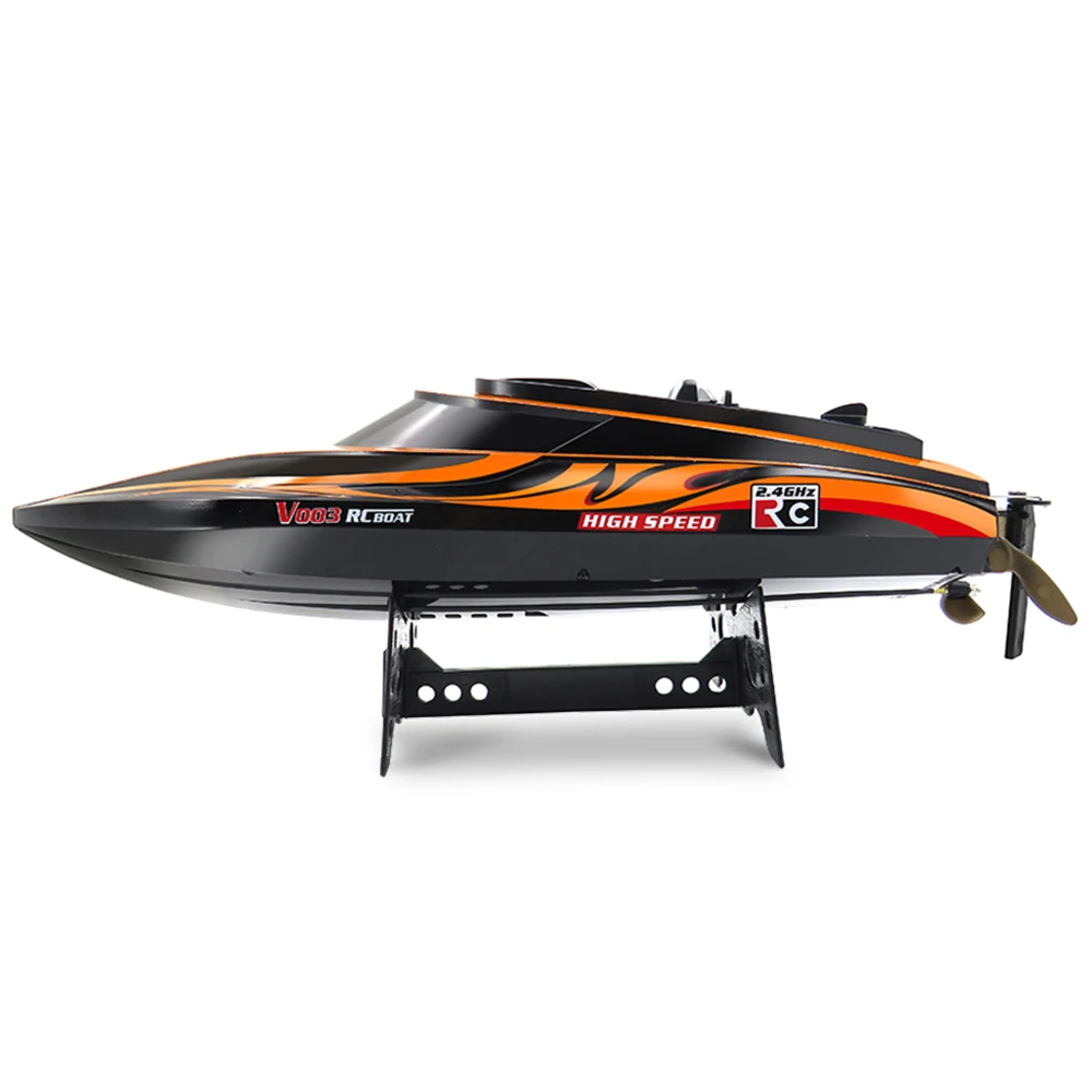 Flytec высокая скорость RC лодка V003 2 4 ГГц 2CH 30 км/ч гоночный пульт дистанционного
