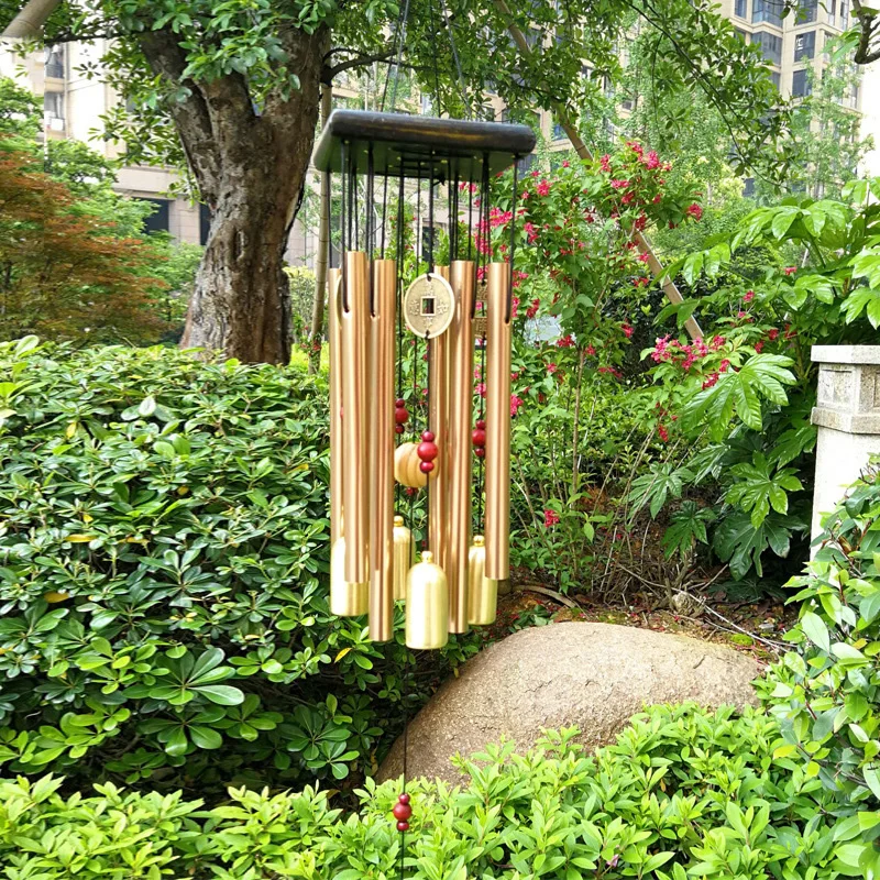 

1pc Large Wind Chimes Bells Tubes Bells Copper Metal Windchime Outdoor Yard Balcony Garden Home Decor Decoration wind chimes