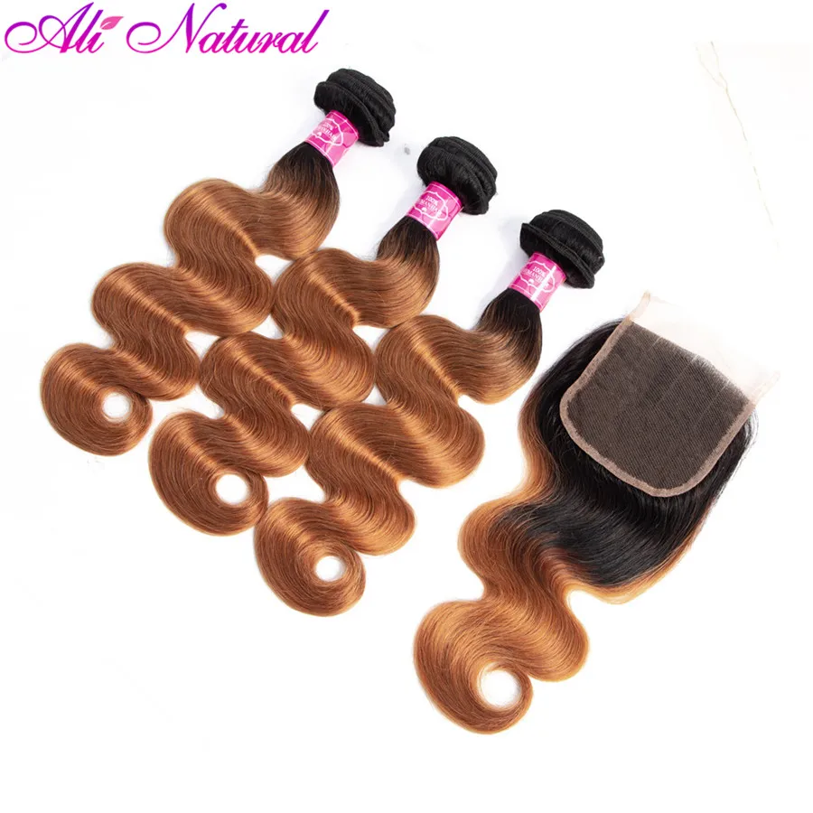 Alinatural волос предварительно Цветной Ombre бразильские волосы блондинкам 3bundles | Отзывы и видеообзор