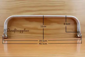 Металлическая рама 16 дюймов, алюминиевая трубчатая внутренняя шарнирная для сумки, рамка для кошелька Z15