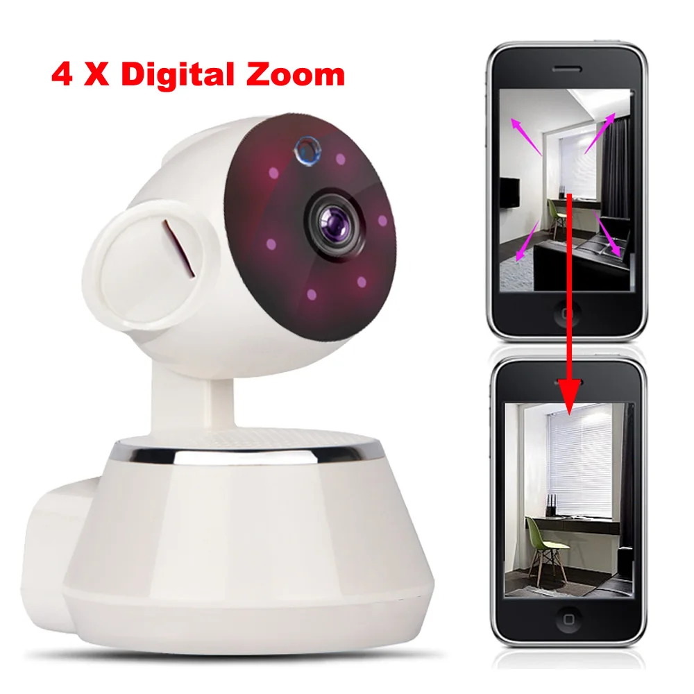 IP камера видеонаблюдения HD Wi Fi 720P с микрофоном и функцией ночного видения|Камеры