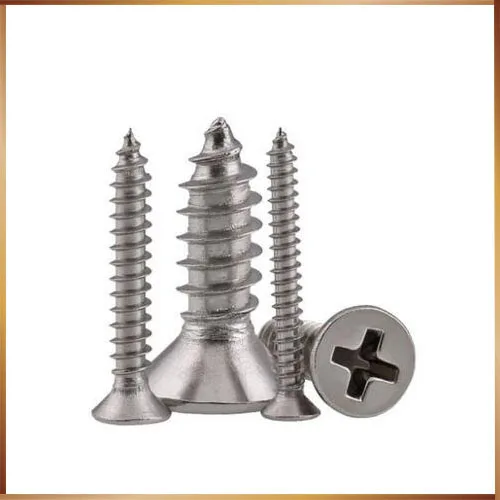 Free shipping 100pcs GB846 M4x40 mm 304 Stainless Steel flat head cross Countersunk self tapping stainless bolts nails | Обустройство