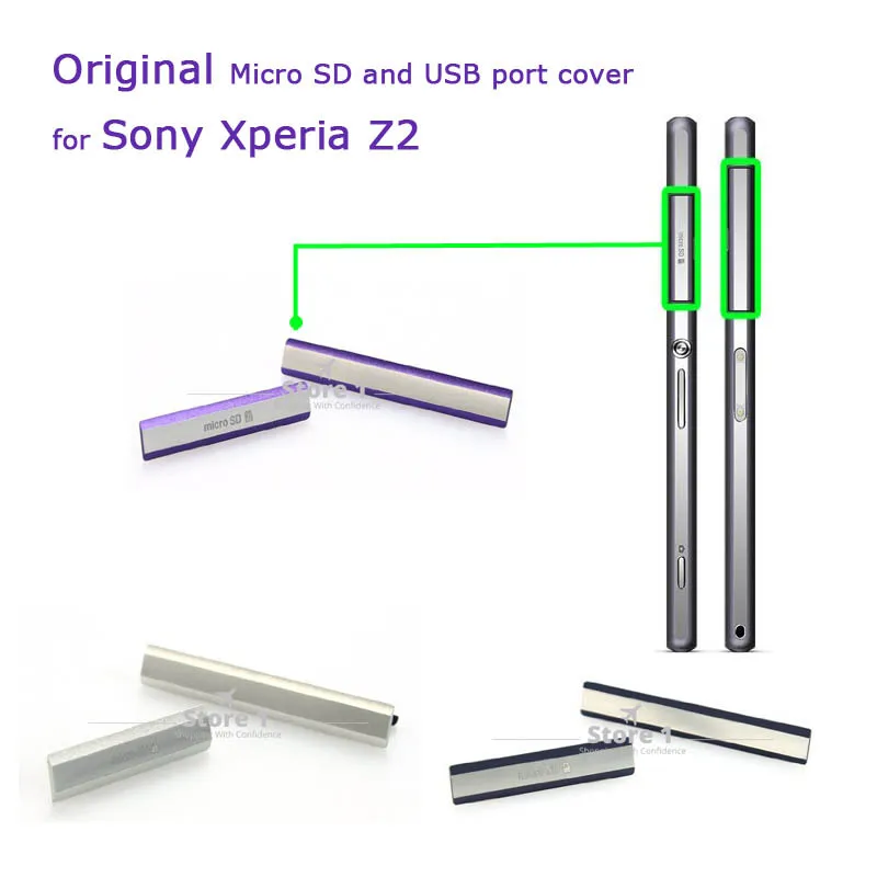 Оригинальный USB порт для зарядки и передачи данных Sony Xperia Z2 D6503 D6502 D6543 + Micro SD SIM