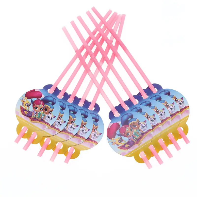 Shimmer and Shine tableware birthday party supplies baby bathing favor wedding decoration kids | Дом и сад