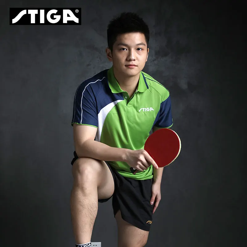 Футболка для настольного тенниса STIGA Спортивная футболка пинг понга мужчин и