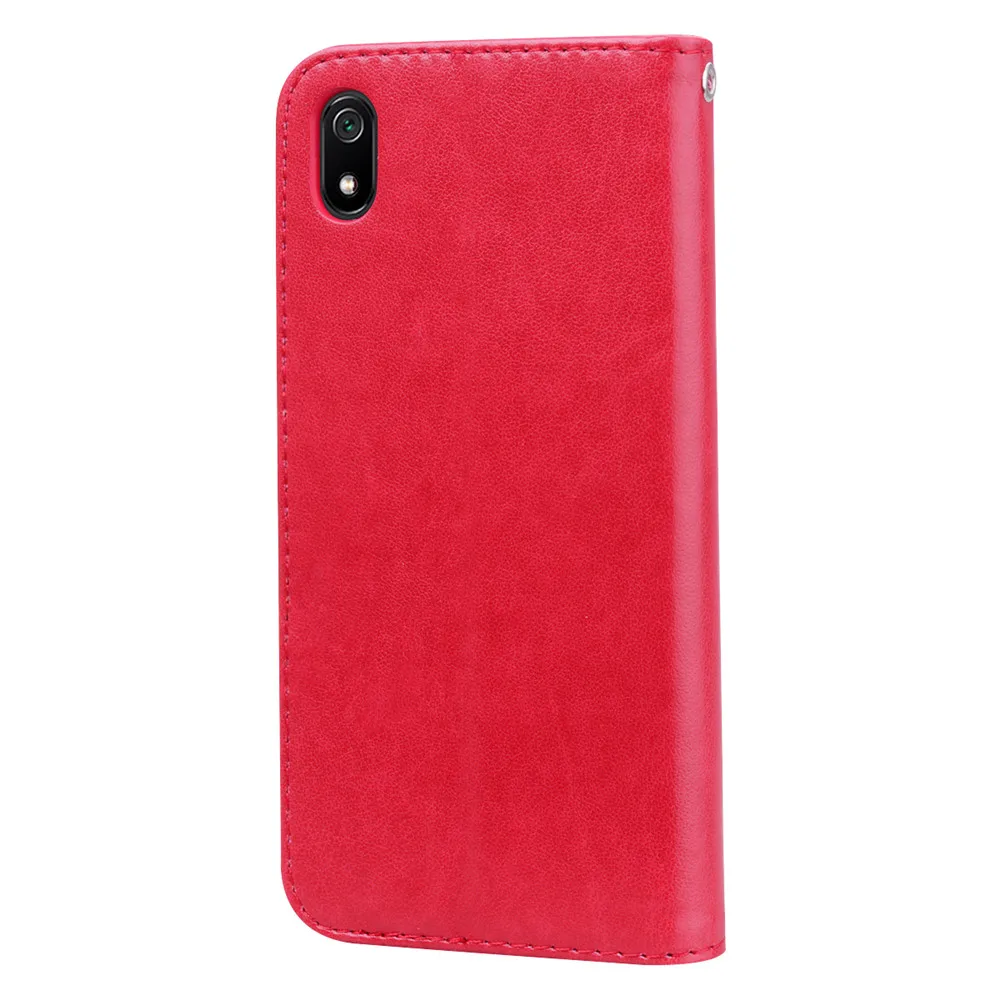 Кожаный чехол книжка для xiaomi Redmi 4X 4A 5A 5 Plus 6 6A 7 7A Note 3D кошелек xioami K20 Pro задняя