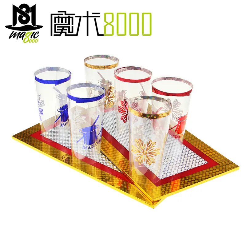 Шесть чашек из двух тарелок волшебные трюки чашки появляющиеся на сцене