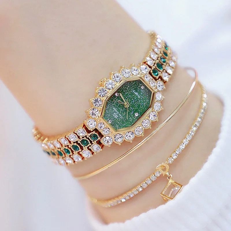 Женские Заказные цифровые весы со стразами синий зеленый розовый цвет часы в