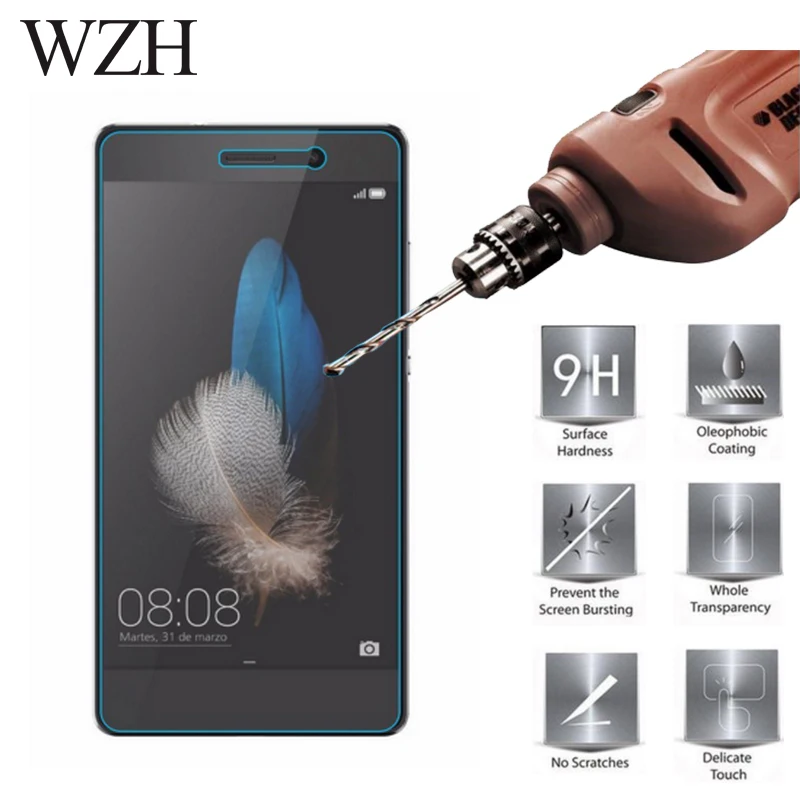 WZH чехол из закаленного стекла для Huawei Honor 4C Pro P8 P7 7 6 6C 4X 5A Lite Y3 Y6 2017 Защитная пленка