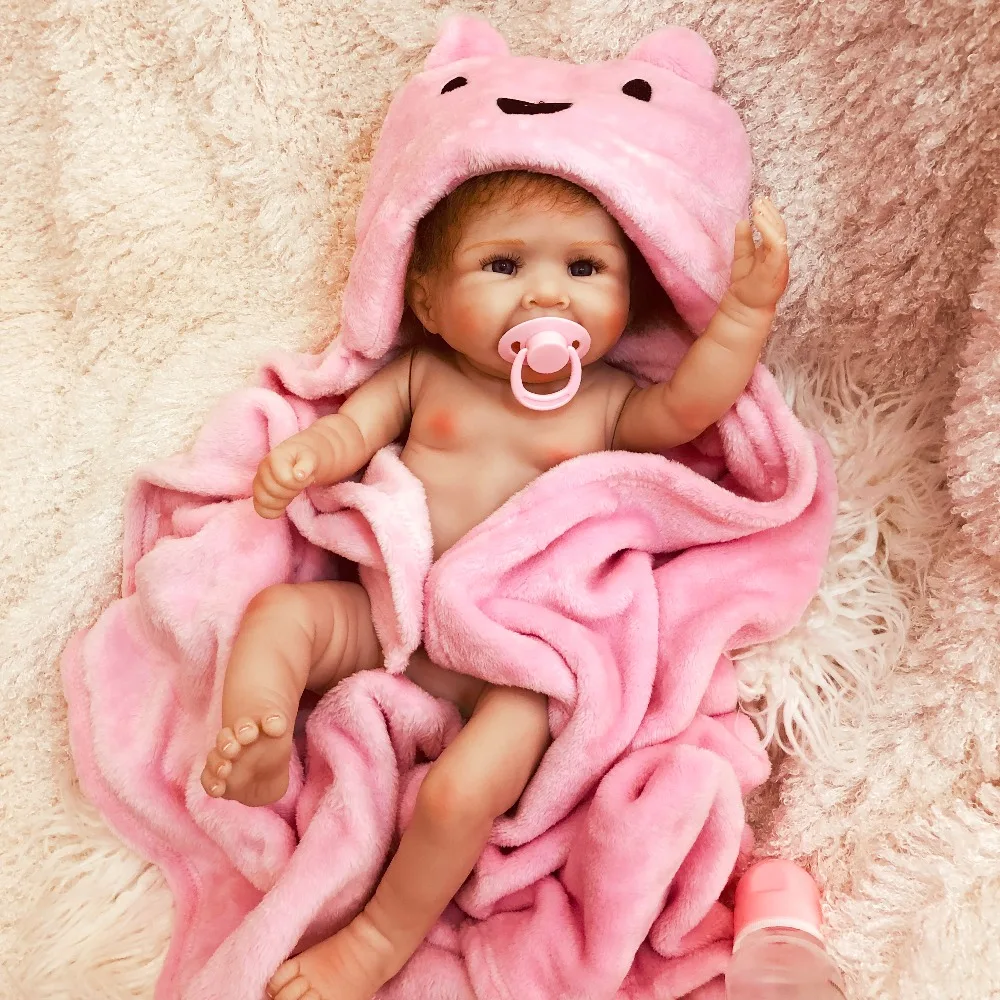 Сладкая улыбка девочка Reborn Baby Doll 20 дюймов силиконовые виниловые реалистичные