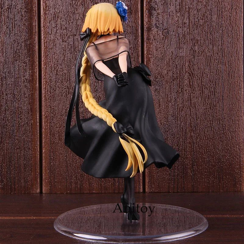 FGO Fate Grand Order линейка Jeanne d'Arc черное платье Ver. 1/7 Масштаб ПВХ фигурка Коллекционная модель игрушки