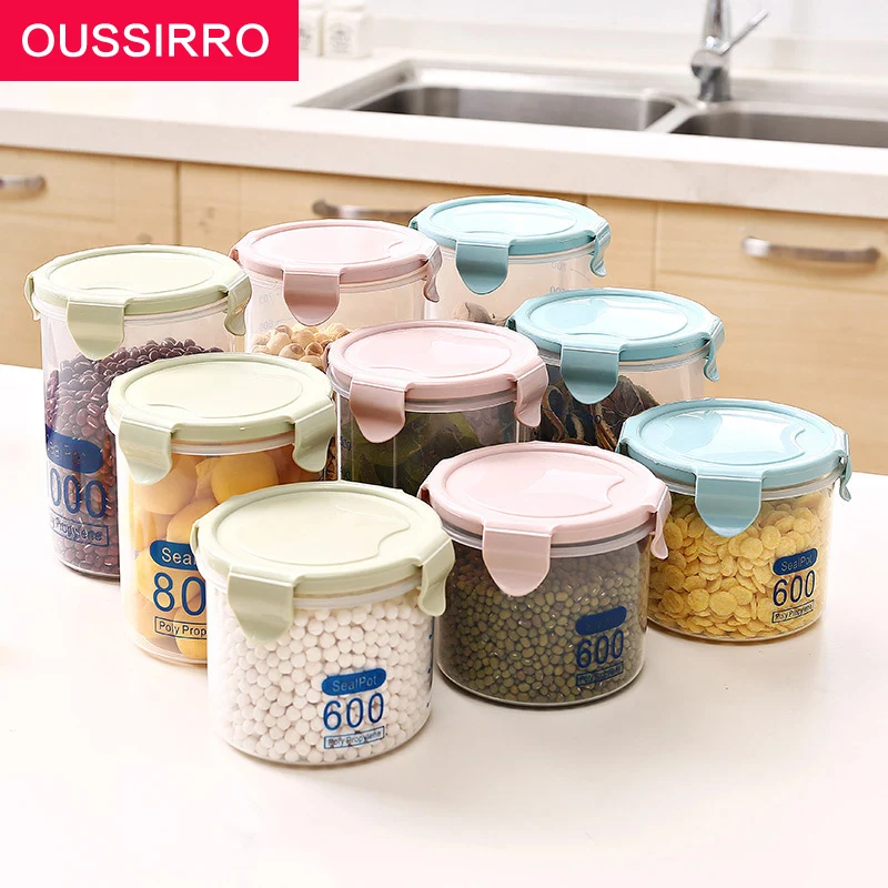 RSCHEF 1 шт. Кухонный Контейнер для хранения вращающийся пластиковый бак конфет