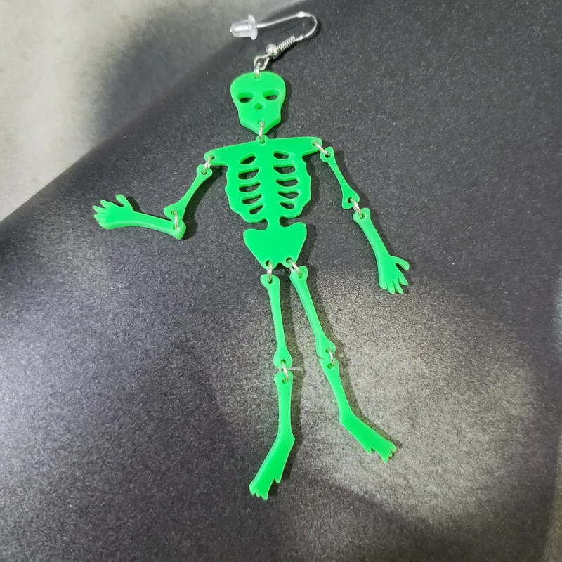 Европейский и американский Гипербола на Хэллоуин наволочки со скелетом серьги