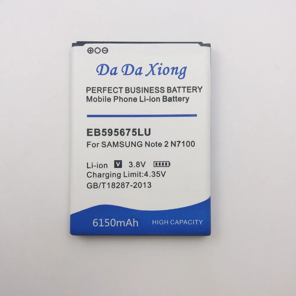 6150 мА/ч EB595675LU батарея для Samsung Galaxy Note2 N7100 E250 LTE N7105 N7102 GT-N7105 SHV-E250 T889 L900 Verizon i605 |