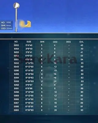 6x20 мм 6x18 6x14 6x12 6x10 6x8 3x8 3x6 Длинные круглые деревянные гравировальные фрезы ЧПУ Биты