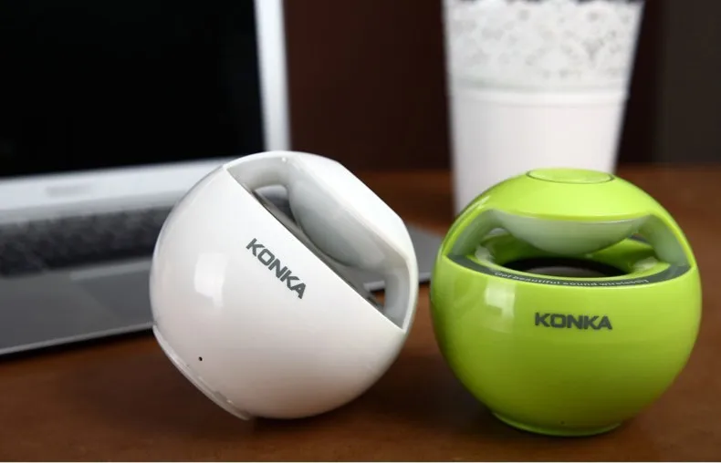 Free shipping ! Konka wireless bluetooth speaker usb mini mobile phone audio portable car outdoor speaker|phone purple|speaker phonephone player |