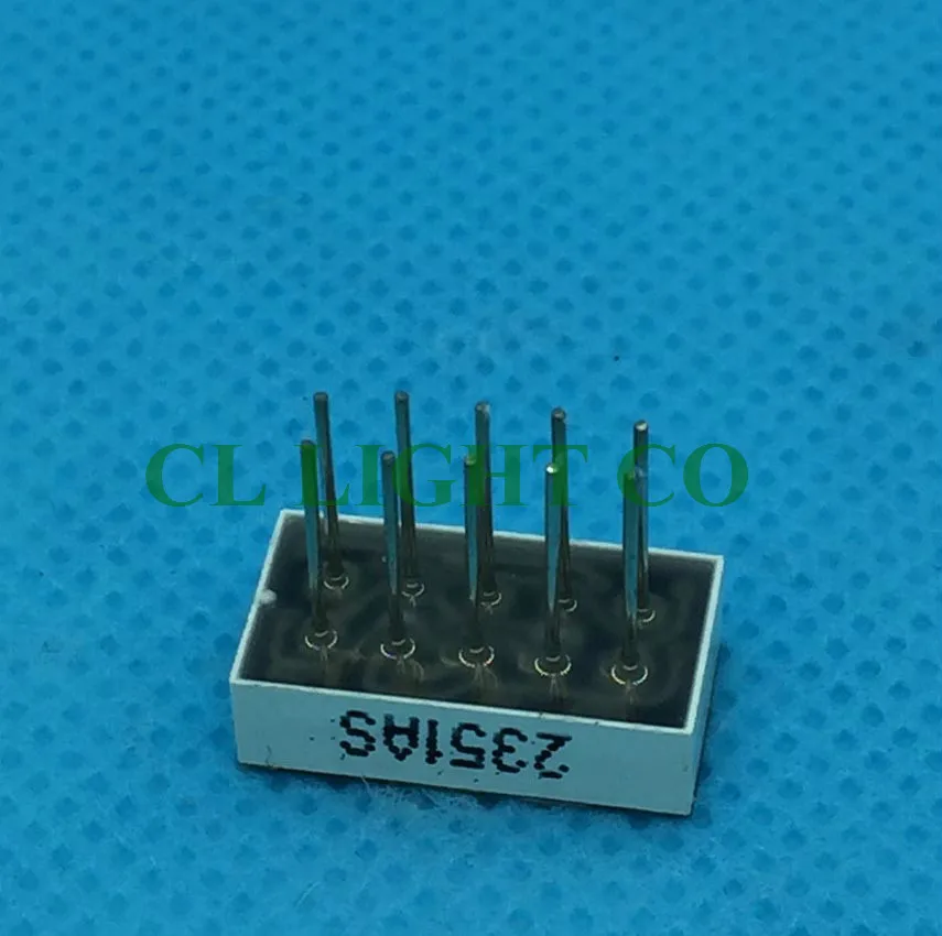 Ультраяркий анод комкоммы 0 25 дюйма Красный 7 сегментный дисплей 3 битный цифровой