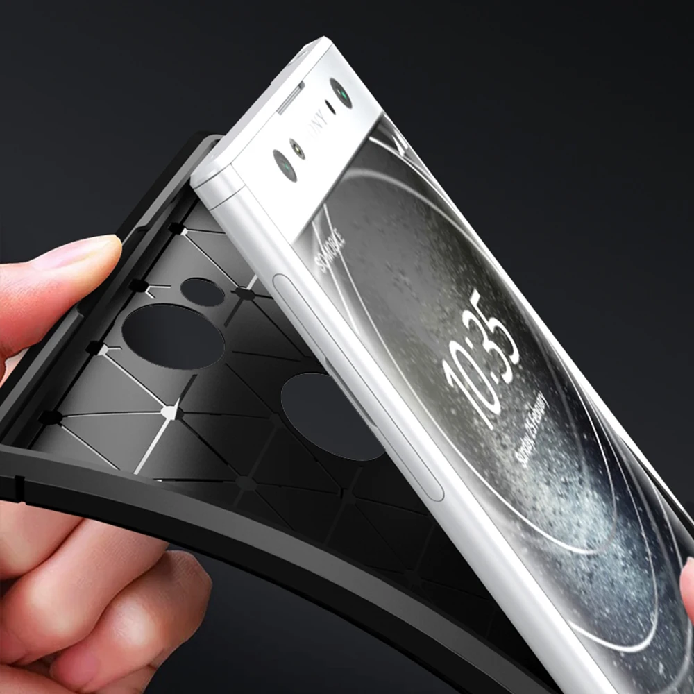 Чехол для Sony Xperia XA2 деловой Ультратонкий Мягкий Силиконовый ТПУ чехол накладка Plus