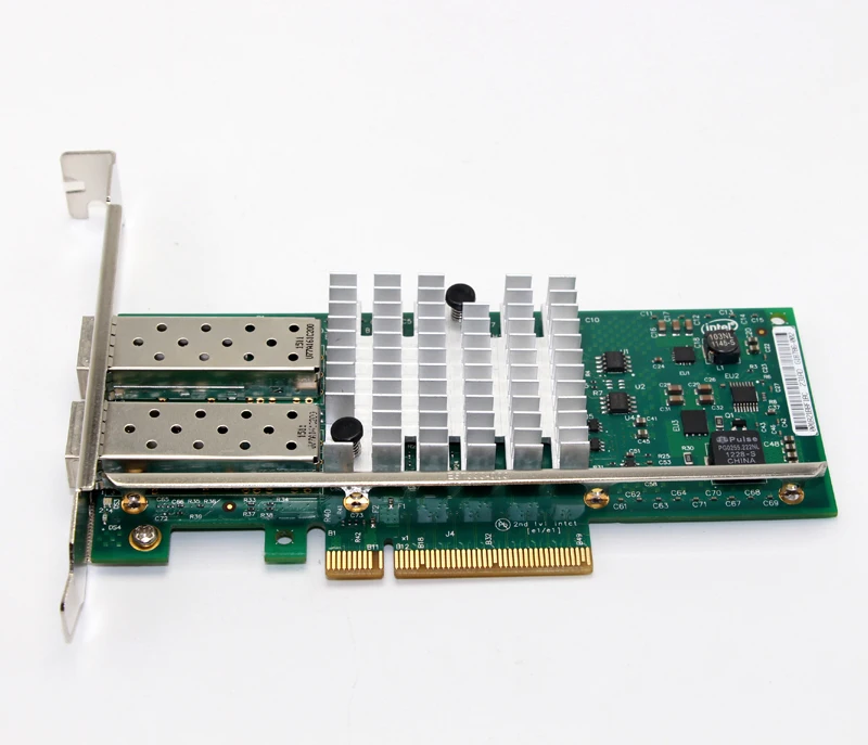 Бесплатная Доставка 82599ES Ethernet Серверный Адаптер 10 Гбит Двухпортовый PCI Express X520 NIC
