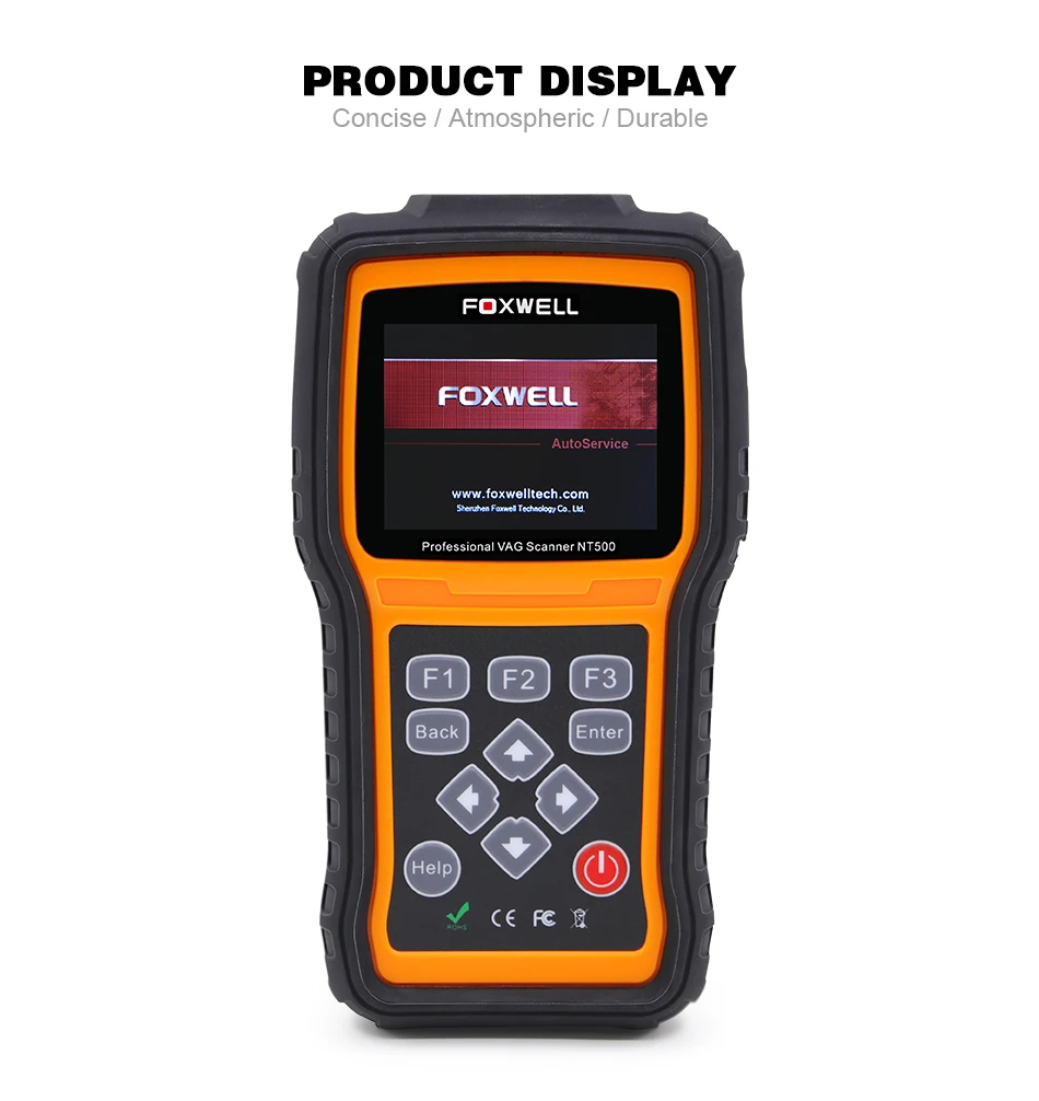 Foxwell NT500 VAG сканер диагностический инструмент OBDII всех систем включая двигатель