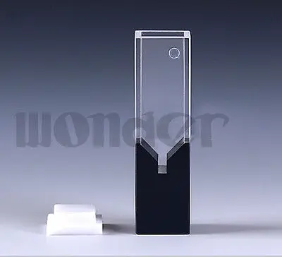 50ul 10mm Path Length Sub-Micro Quartz Cell With Black Walls And Lid | Канцтовары для офиса и дома