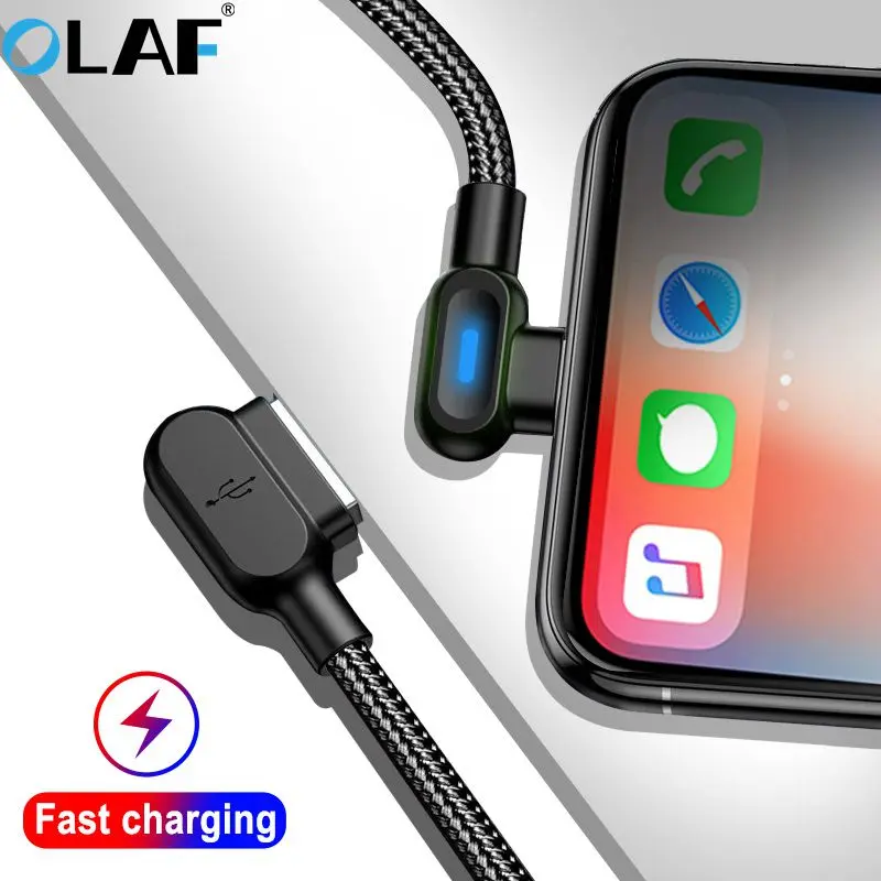 OLAF 90 градусов Micro USB кабель 1 м 2 Быстрая Зарядка Синхронизация данных зарядное