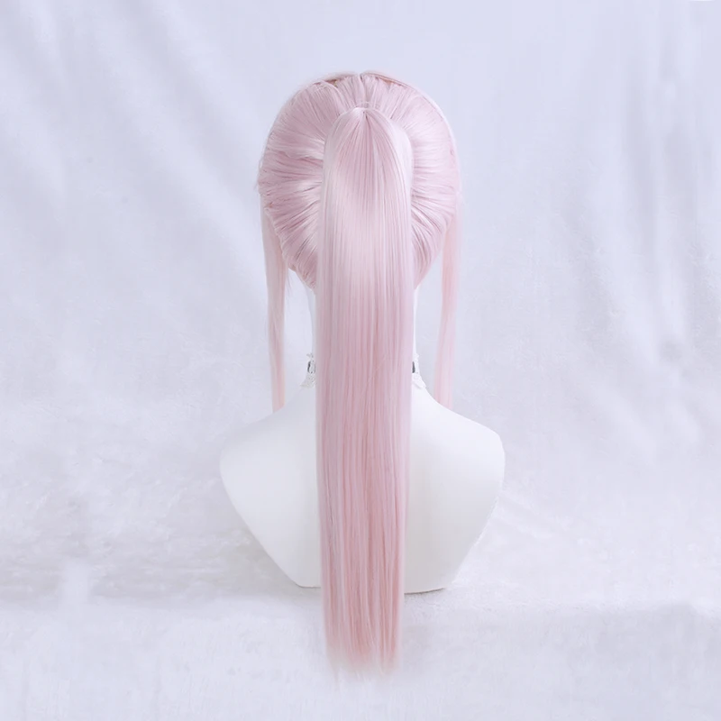 DARLING в FRANXX код 2 Косплэй парик хвост ноль два купальники длинные прямые розовый