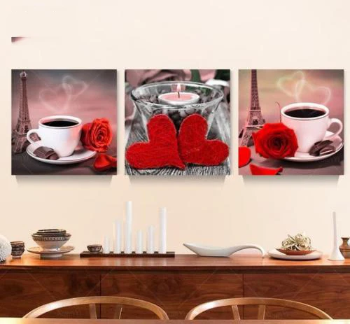 Картина маслом на кухне Классическая Настенная картина с принтом натюрморт кофе