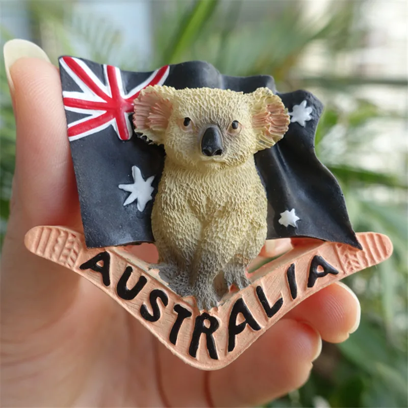 Australia Tourism Souvenirs Cute Koala Fridge Magnetic Stickers Home Decorative Refrigerator Magnets|refrigerator magnets|decorative refrigerator