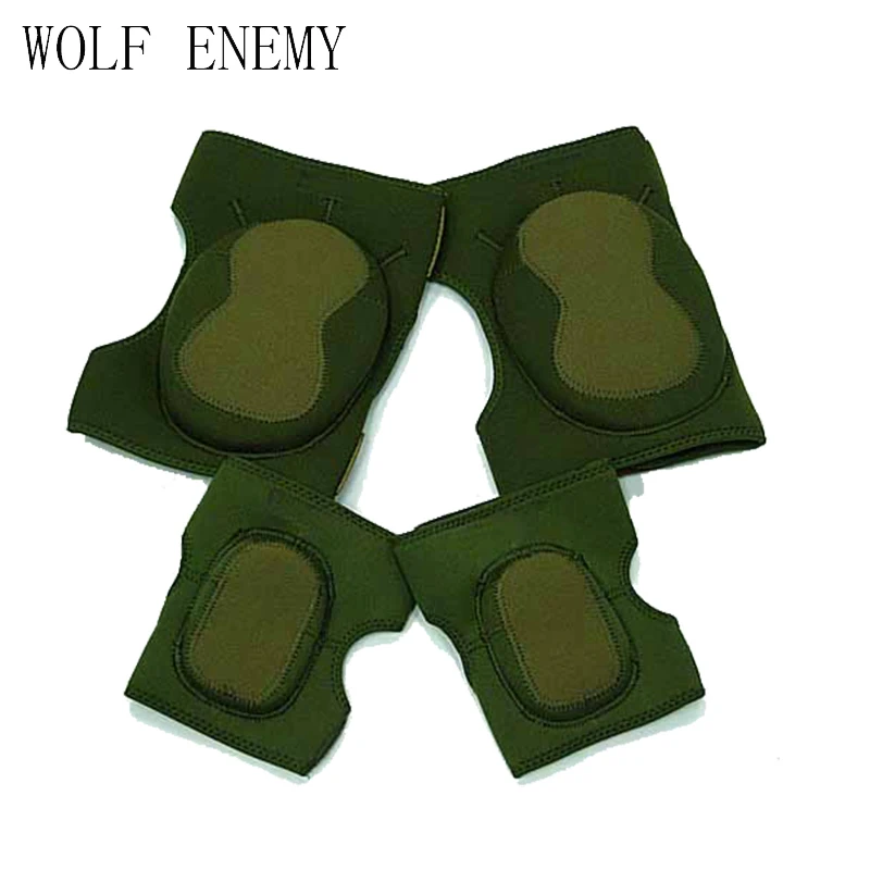 Тактические наколенники и налокотники снаружи спортивная защита снаряжение OD BK
