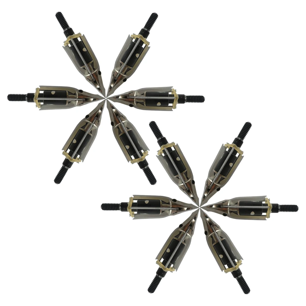 12 шт. вращающиеся мясные головки 3 лезвия для блочного Лука арбалета охоты|meat seeker