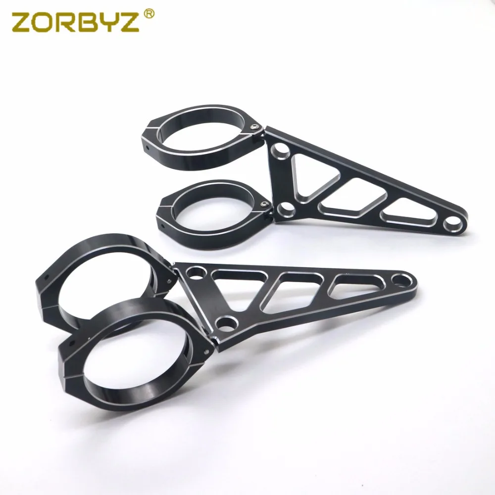 ZORBYZ 39 мм/41 мм/48 мм/51 мм/54 мм/57 мм черный Монтажный кронштейн фар мотоцикла с ЧПУ