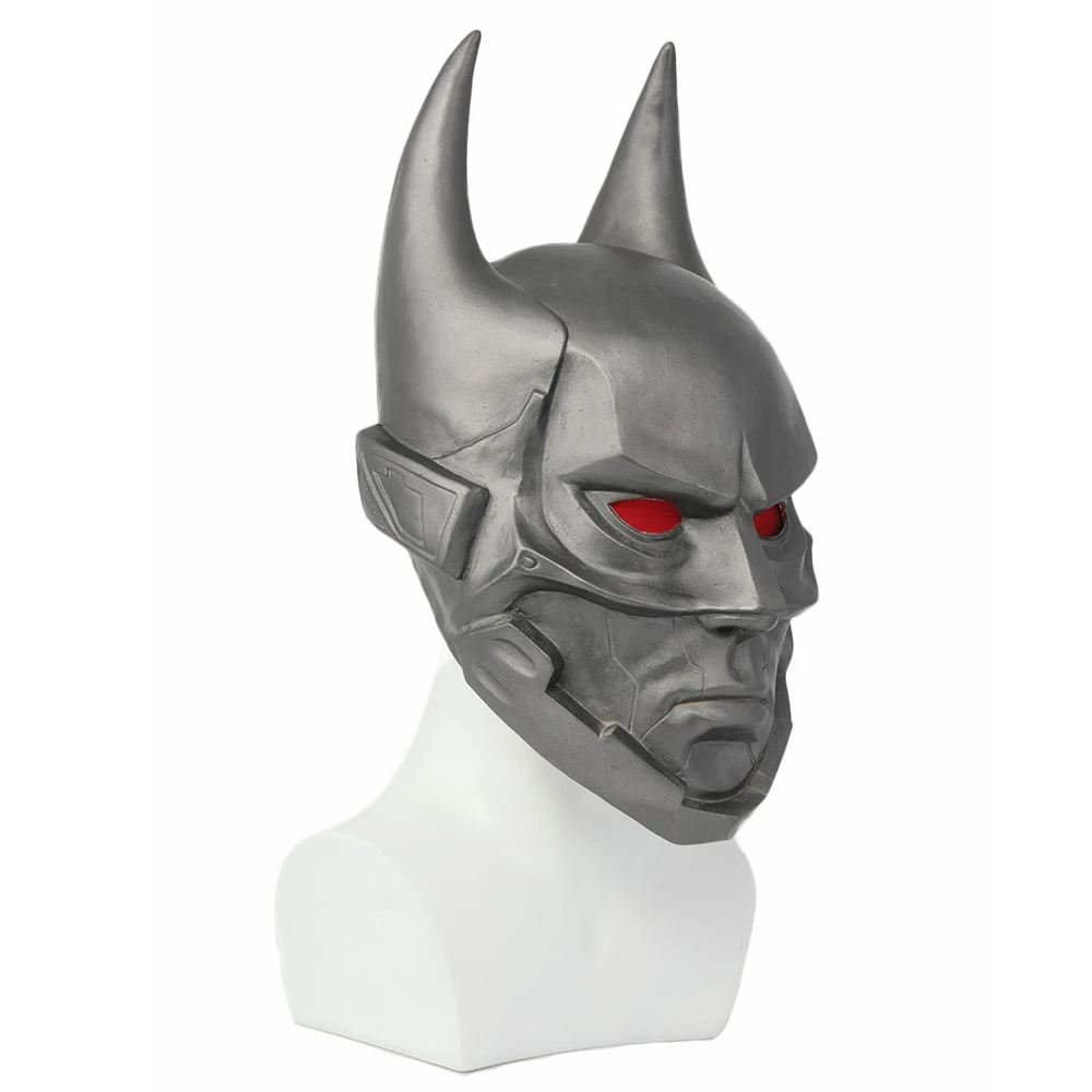 XCOSER Batman Beyond косплей реквизит Элитный латекс маска серебро полный головной шлем