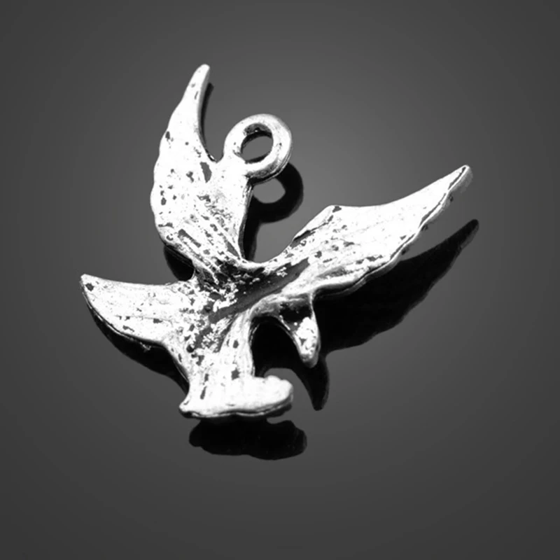 20 шт./лот античные серебряные животные Орел Шарм ястреб Подвески сплав ретро