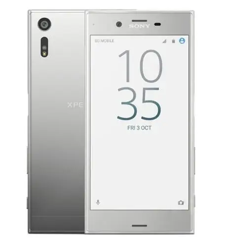 Белый Sony Xperia XZ F8331 разблокированный 5," 4 ядра, 3 Гб оперативной памяти, Оперативная память 32GB Встроенная память 23MP LTE, отпечаток пальца, gps WI-FI одной SIM карты мобильного телефона - Цвет: Белый
