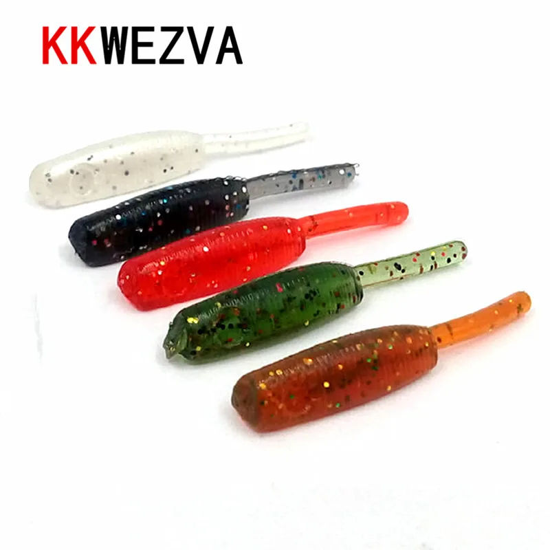 Мягкие приманки KKWEZVA 20 шт. 30 мм 0 35 г для ловли червя рыбалка рыба Мягкая приманка