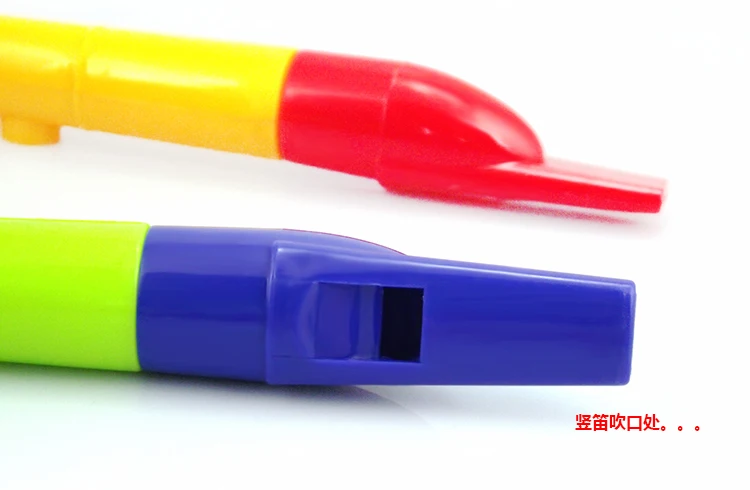 Музыка играет Пластиковые Детские раннее образование шесть отверстий флейта