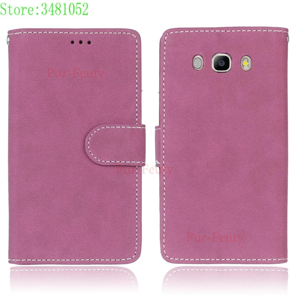 Rose Флип-чехол для телефона для samsung Galaxy J5 J 5 510 J510 J510FN SM-J510H/DS J510H/DS J510F SM-J510F SM-J510FN чехол кожаный чехол - Цвет: Rose