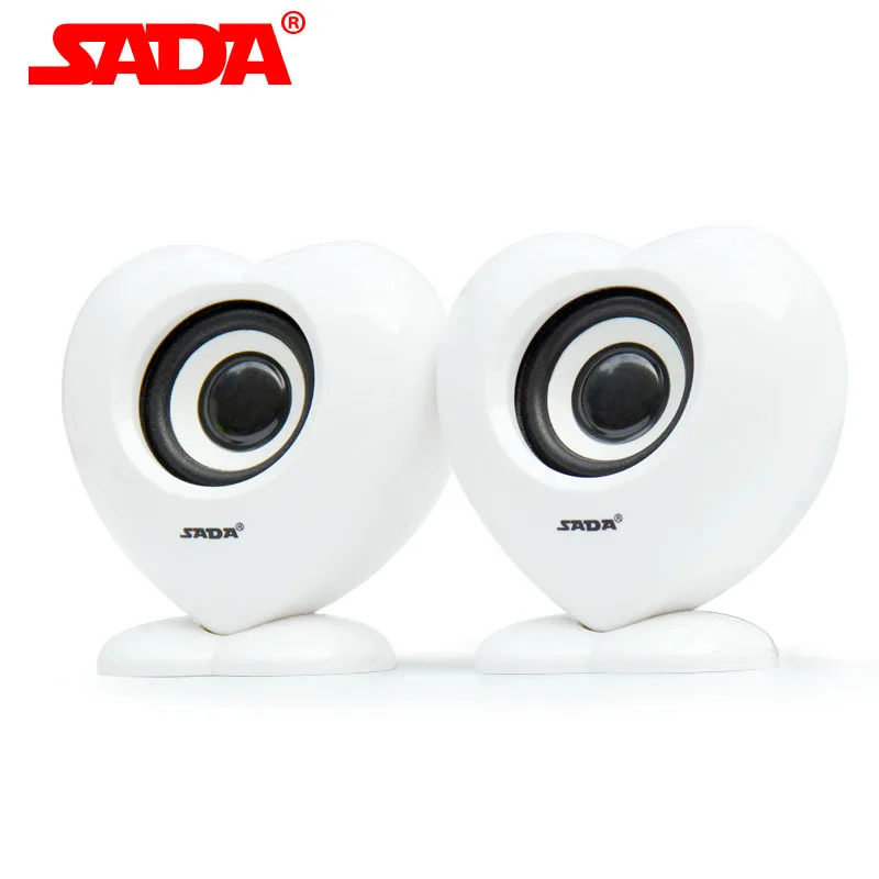 SADA V 188 1 пара 2 0 канальный мини динамики USB 3 5 мм AUX Проводные колонки для ноутбука