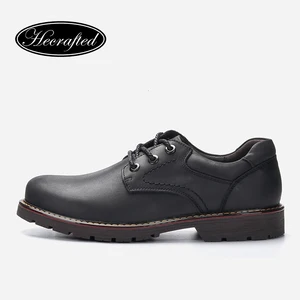 Мужская обувь из натуральной кожи для взрослых, Лидер продаж 2018, модные мужские ботинки # D002