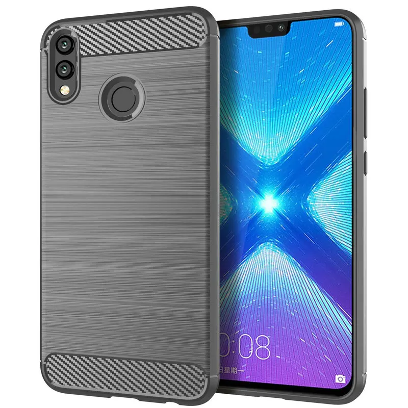Крышка для huawei Honor 8x силиконовый чехол Броня бампер противоударные крышки Чехлы