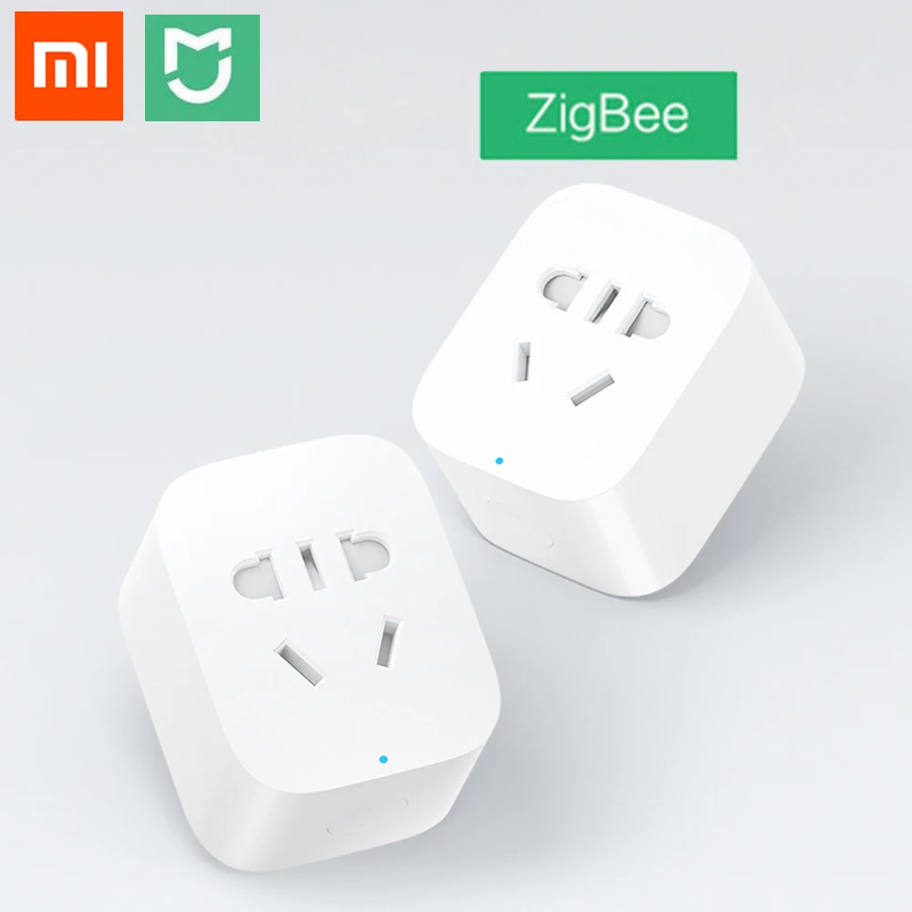 Original Xiaomi Smart Socket Plug basic Zigbee WiFi Wireless Remote Adapter Power on and off Mi Home App | Электроника